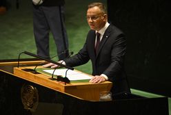 "Zupełnie fałszywa logika". Duda grzmiał na forum ONZ