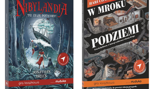 "W mroku podziemi" i "Nibylandia: Tu żyją potwory!" - recenzja gier książkowych wyd. Muduko