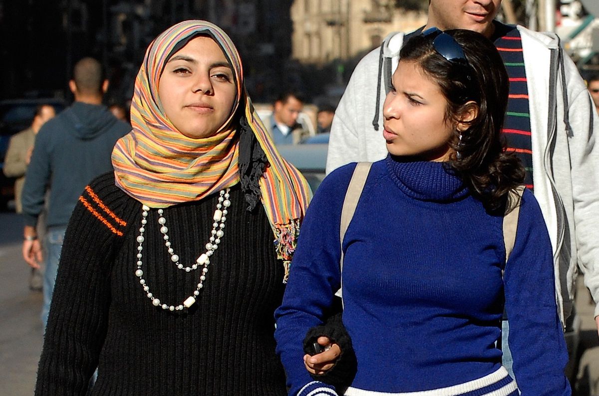 Egipcjanki w Kairze. Zdjęcie ilustracyjne