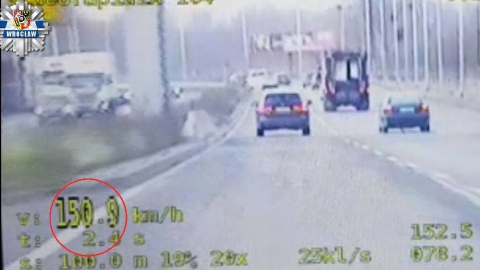 Policja wrocławska zatrzymała pędzące BMW