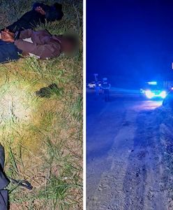 Próbował ominąć blokadę. Mercedes załadowany nielegalnymi imigrantami