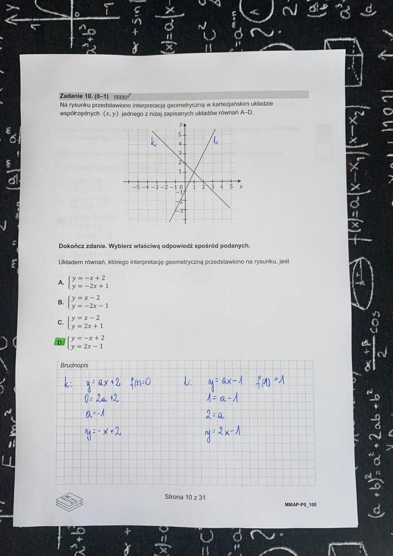 Matura. Odpowiedzi z matematyki