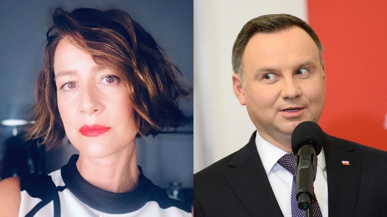 Maja Ostaszewska uderza w Andrzeja Dudę