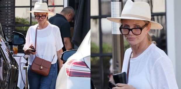 Dawno niewidziana Cameron Diaz wyskoczyła na śniadanie z mężem. Tak dziś wygląda 54-letnia aktorka (FOTO)