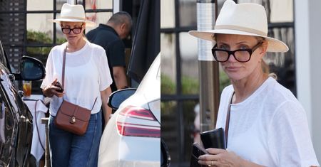 Dawno niewidziana Cameron Diaz wyskoczyła na śniadanie z mężem. Tak dziś wygląda 54-letnia aktorka (FOTO)