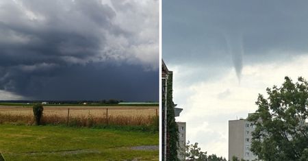 Burze nad Polską. W Gliwicach sformułował się lejek kondensacyjny