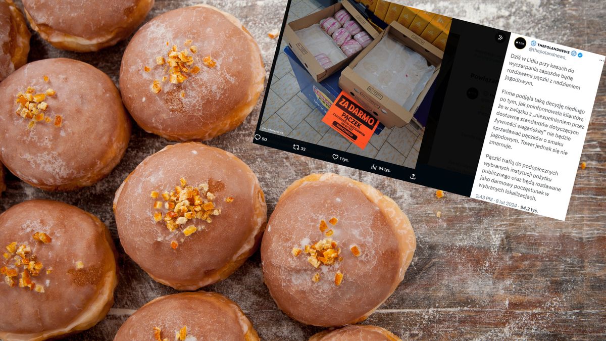 Lidl nadrabia wizerunkową wpadkę. Rozdają za darmo pączki 