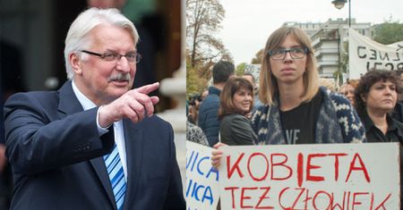 Szef polskiej dyplomacji o Czarnym Proteście: "Niech się bawią! Proszę bardzo!"