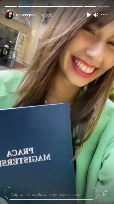 Marcelina Ziętek została magistrem!