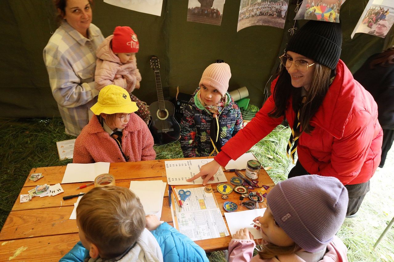 Śrem: Harcerskie miasteczko w Parku Puchalskiego