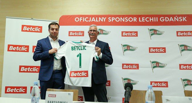 Betclic przez dwa lata sponsorem Lechii Gdańsk
