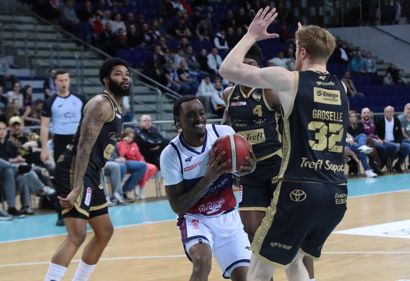 King Szczecin - Trefl Sopot 91:90 w 3. ćwierćfinale Orlen Basket Ligi.