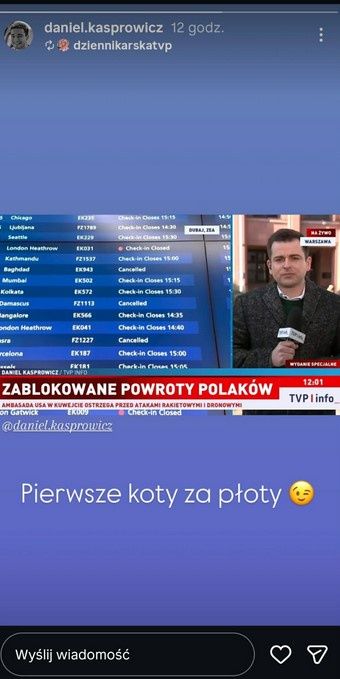 Daniel Kasprowicz w TVP Info