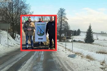 Skandal w Zimnej Wódce. Po zakrapianej imprezie zniknął znak