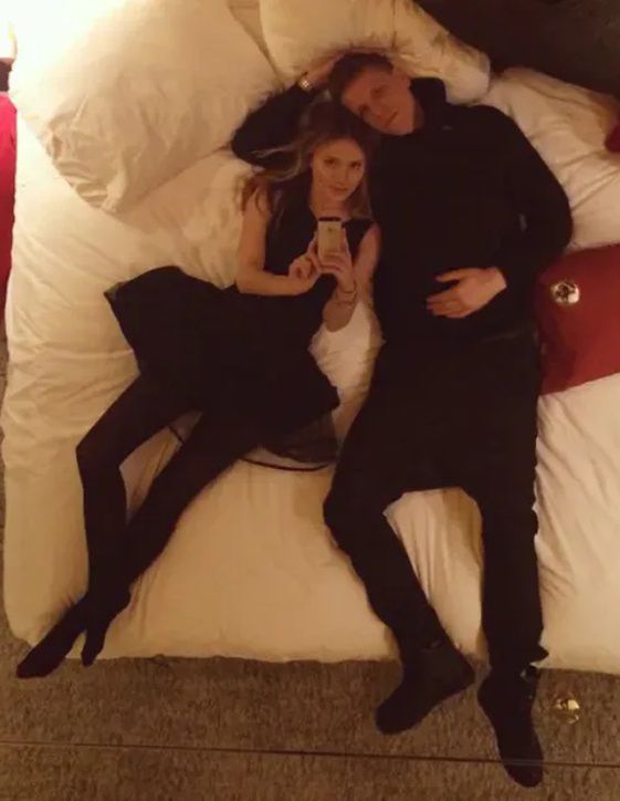 Marina Łuczenko i Wojciech Szczęsny w 2013 roku