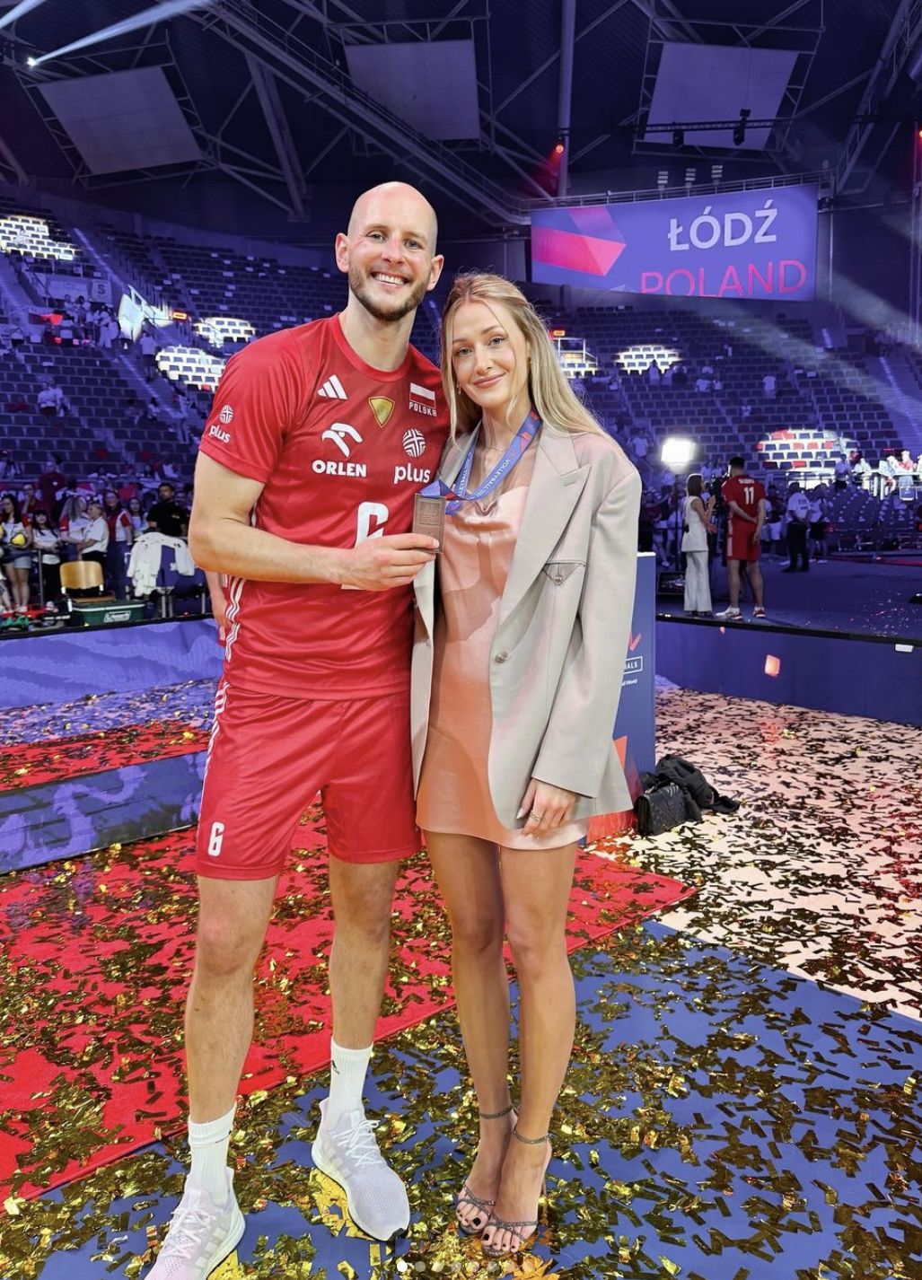 Bartosz Kurek z żoną Anną