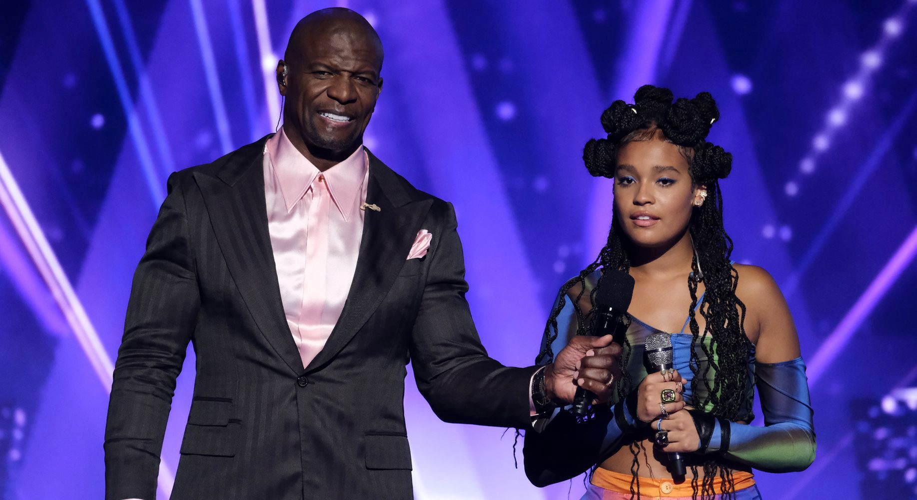 Americas Got Talent - Season 17
AMERICAS GOT TALENT -- Finale Episode 1719 -- Pictured: (l-r) Terry Crews, Sara James -- (Photo by: Trae Patton/NBC via Getty Images)
NBC
nup_199041, episodic, air date 09132022, 2020s, select, reality show, finale
