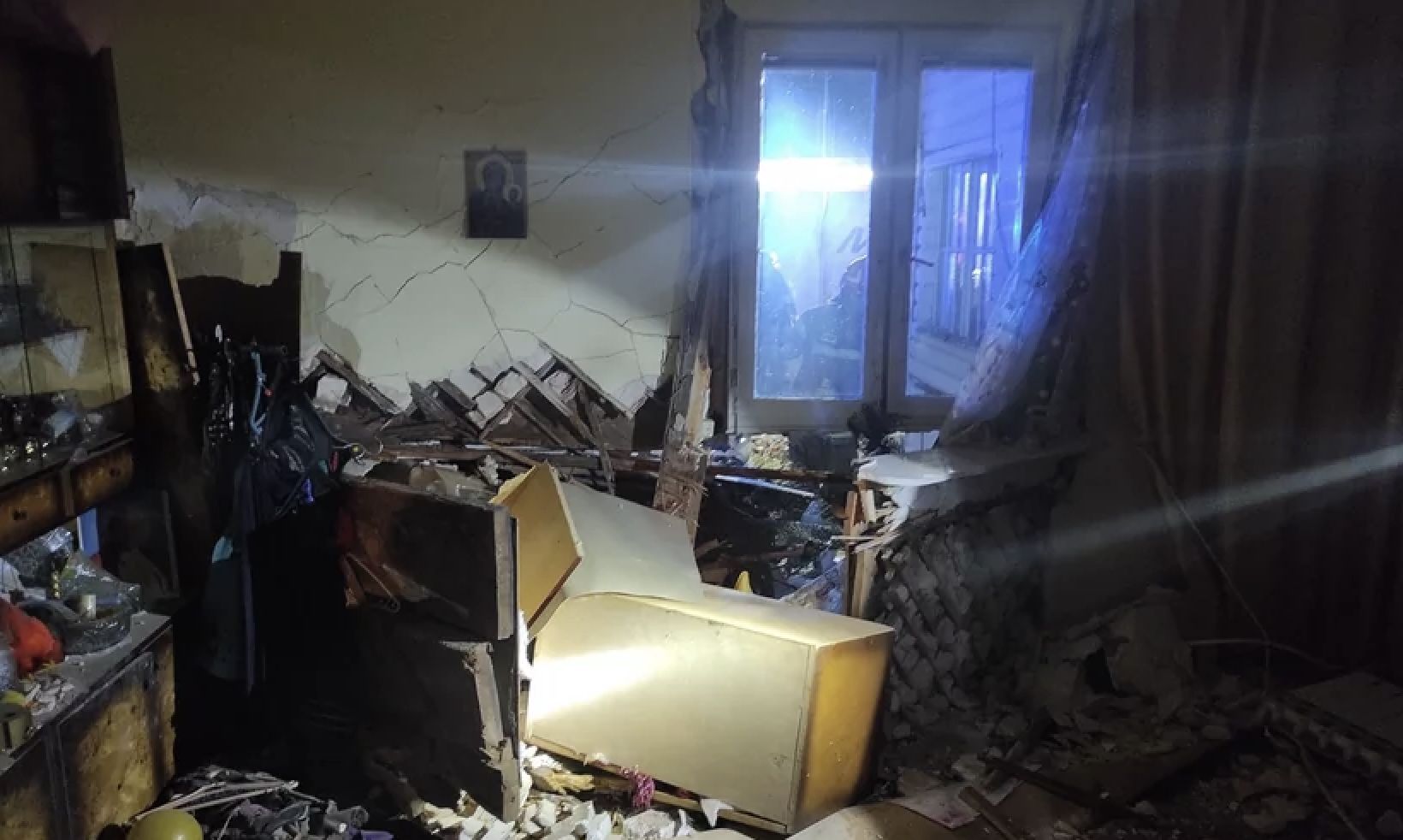 Kompletna demolka. Starsza pani myślała, że telewizor eksplodował
