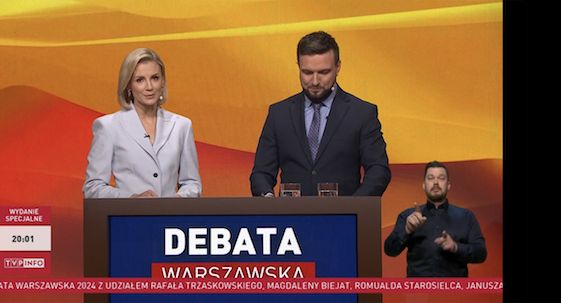 Debata warszawska w TVP Info nie była hitem. Ale wyniki powyżej średniej stacji