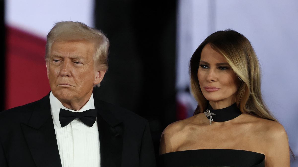 Melania i Donald Trumpowie