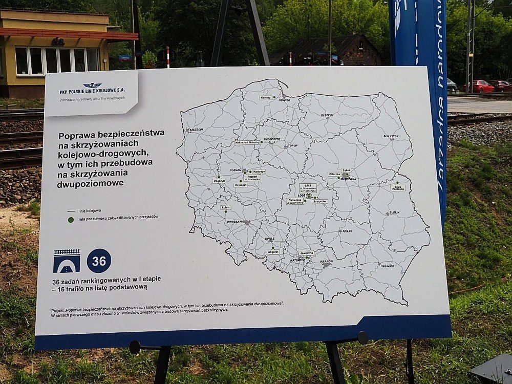 Przejazd na Malowniczej był miejscem, gdzie ogłoszony został plan budowy nowych, bezkolizyjnych przejazdów