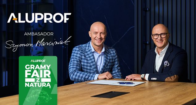 Szymon Marciniak ambasadorem marki Aluprof