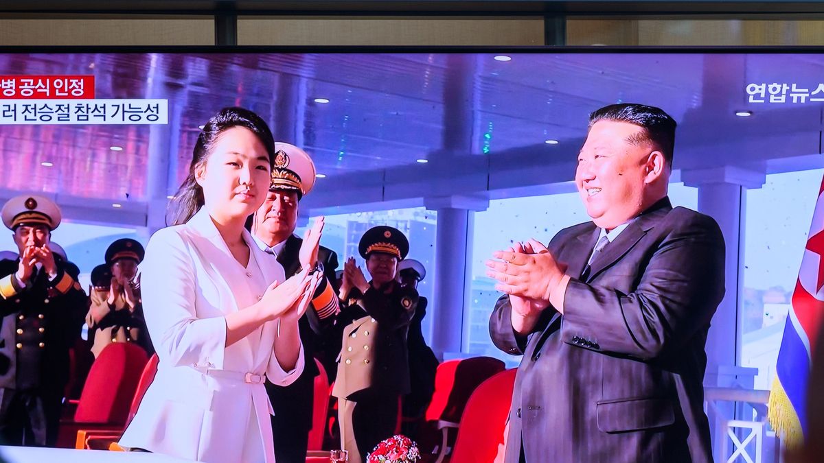 Kim Dzong Un z córką