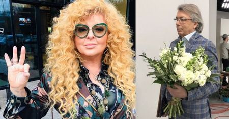 Magda Gessler chwali się Waldemarem stojącym na lotnisku z kwiatami. "Zawsze na mnie czeka"