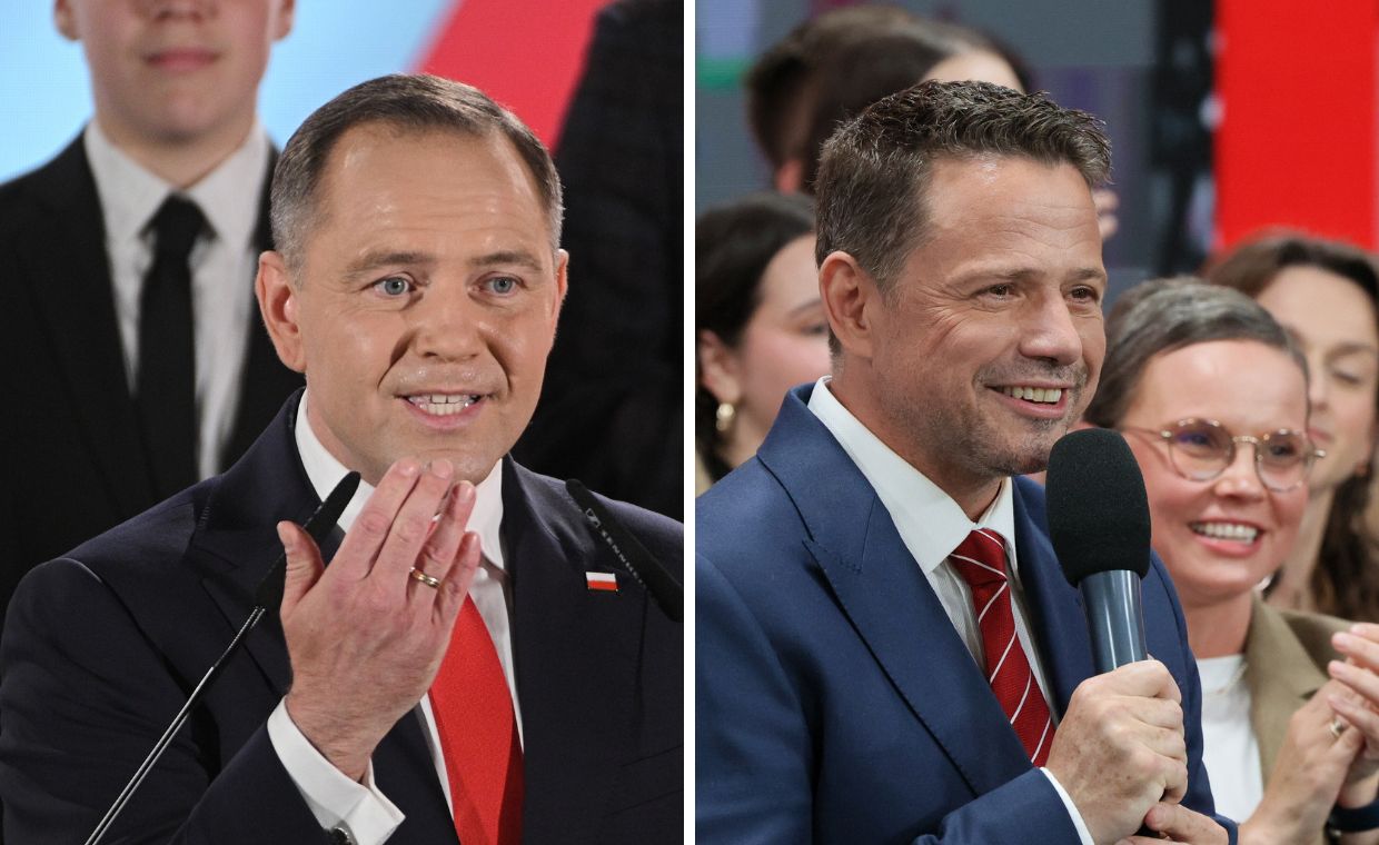 Karol Nawrocki i Rafał Trzaskowski