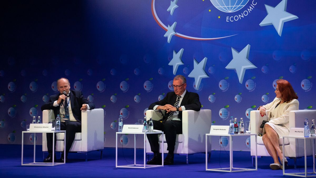 XXX Forum Ekonomiczne w Karpaczu. Debata plenarna, której przewodniczył Zygmunt Berdychowski