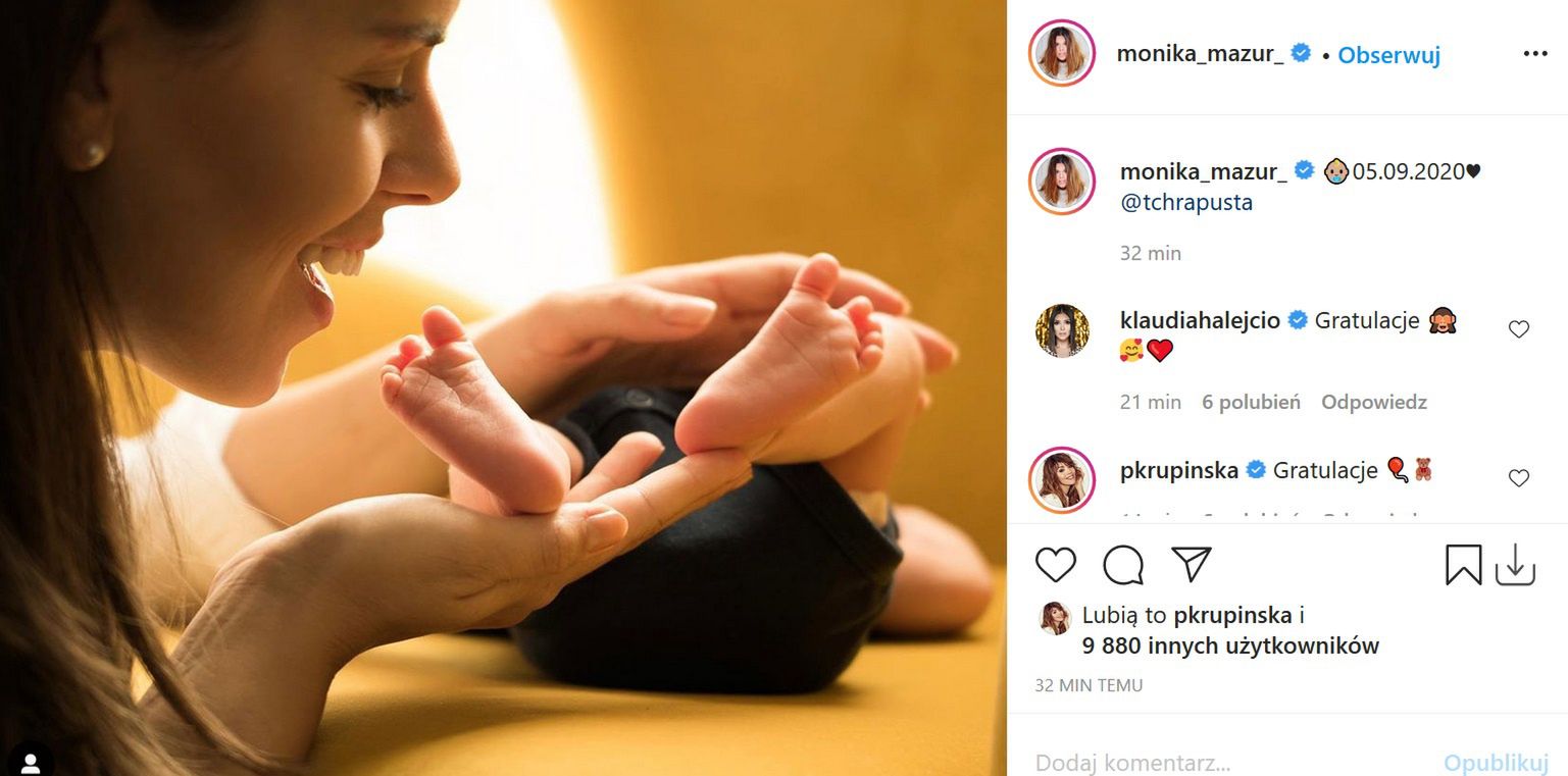 Monika Mazur urodziła