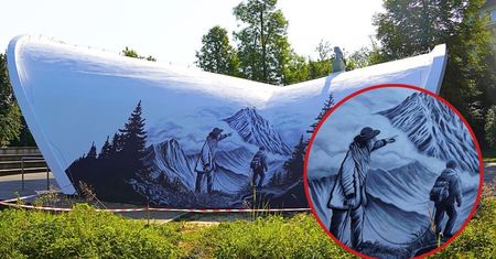 Nowy mural w Zakopanem. Ważna lekcja historii