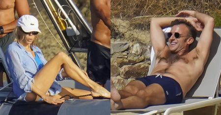 Emmanuel i Brigitte Macronowie wypoczywają na Riwierze Francuskiej. Przyodziana w kostium kąpielowy Brigitte odsłoniła ZGRABNE nogi