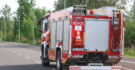 Na A4 spłonęła ciężarówka. Nowe informacje o sytuacji na trasie