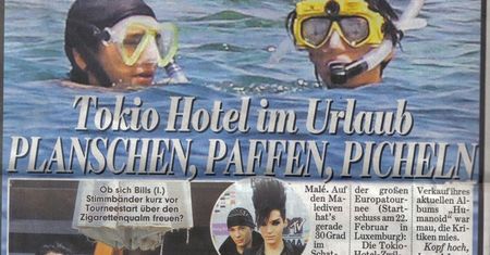 GOŁE KLATY z Tokio Hotel!