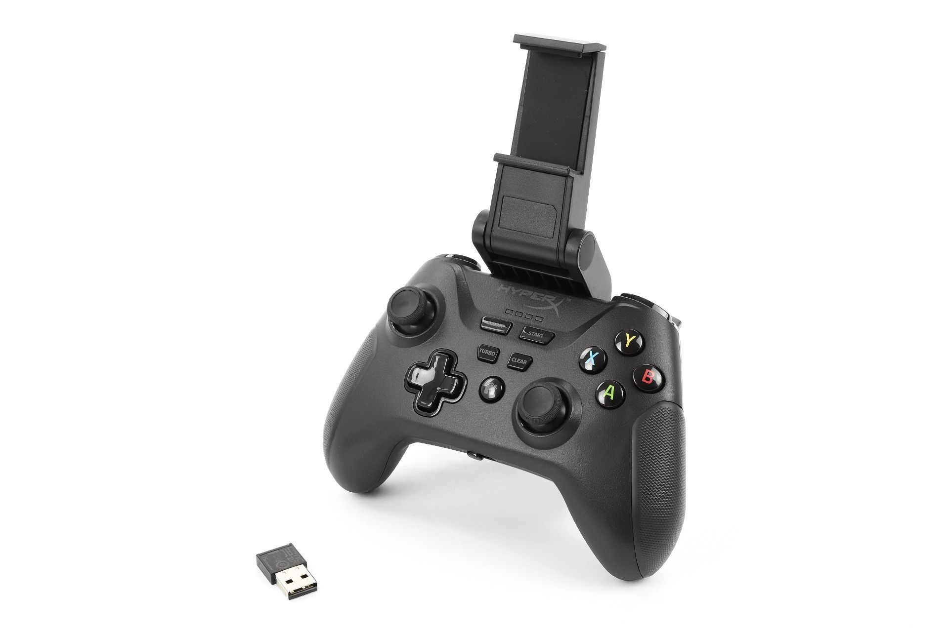 HyperX Clutch z uchwytem na telefon