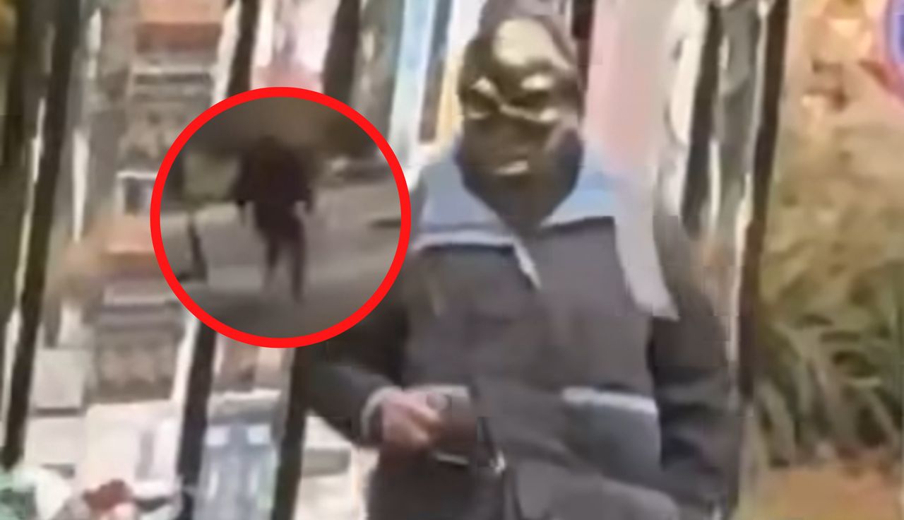 Miał mieć maczetę, jest nagranie. "Osoba została skontrolowana"