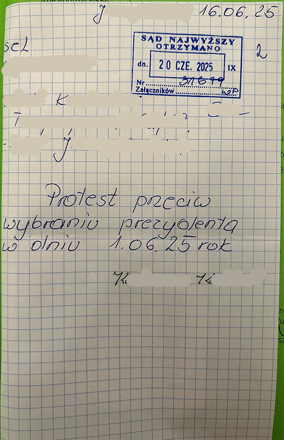Zdjęcia protestów wyborczych, które pokazał Sąd Najwyższy