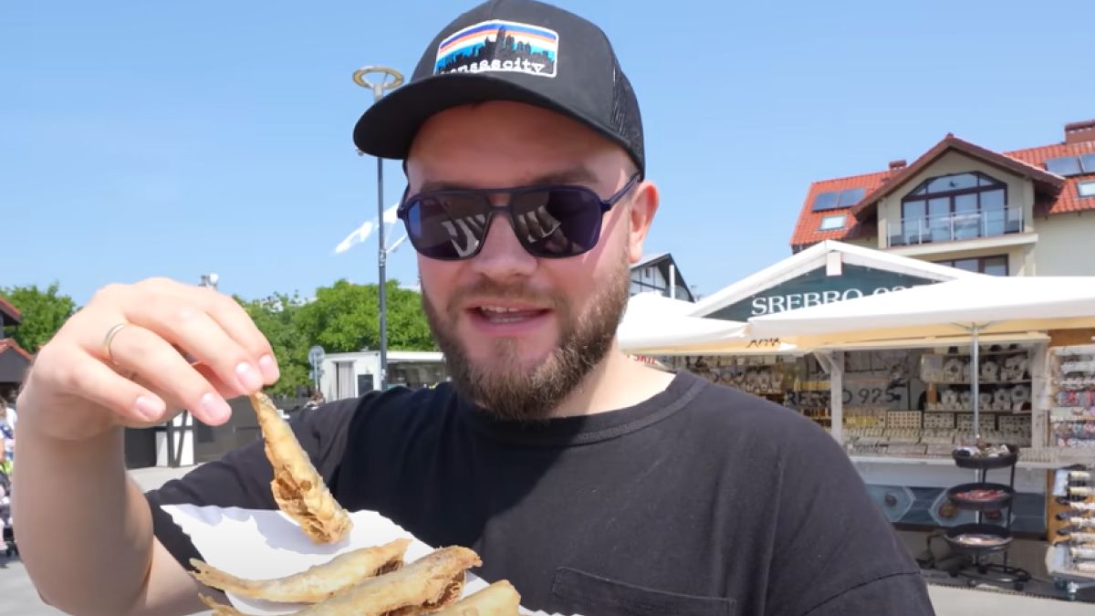 Tym razem ''Maciej je'' próbował dań na Półwyspie Helskim