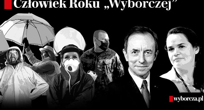 Człowiek Roku „Gazety Wyborczej”: laureatami Tomasz Grodzki, Swiatłana Cichanouska i walczący z epidemią