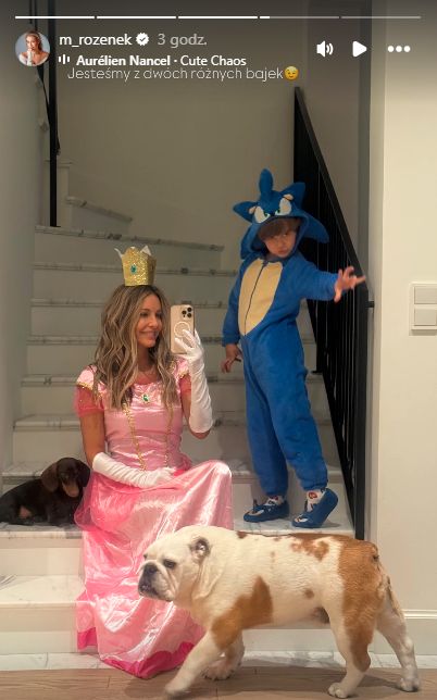 Małgorzata Rozenek dokazuje z synem