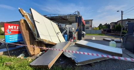 Eksplozja w myjni samochodowej w Jejkowicach. Ogromna skala zniszczeń [ZDJĘCIA]