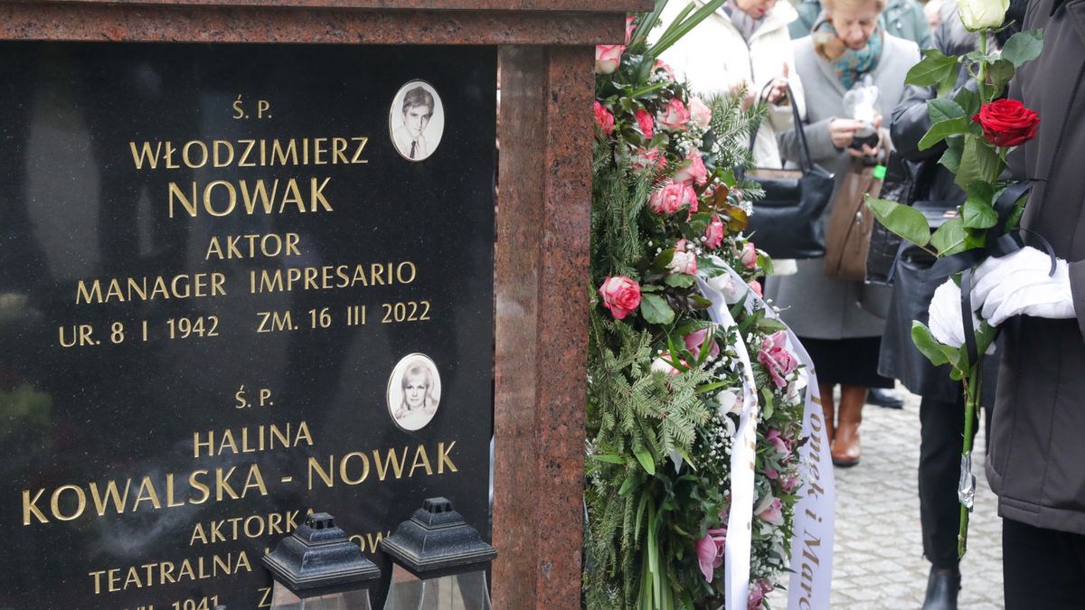 Pogrzeb Haliny Kowalskiej. Grób aktorki na Starych Powązkach