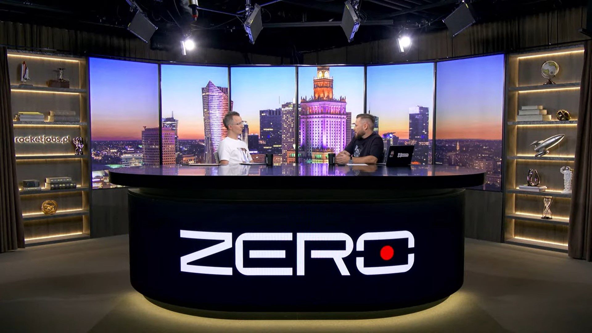Kadr z programu "Godzina zero"