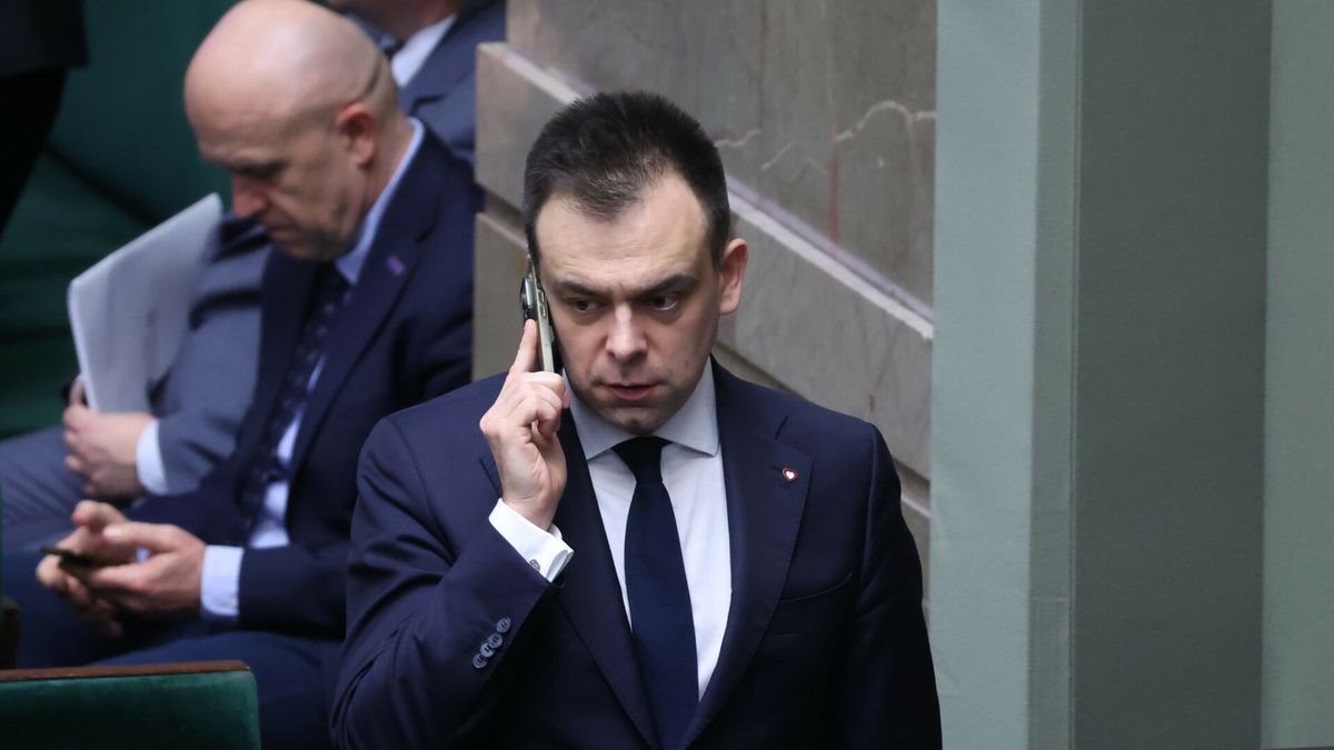 Minister finansów Andrzej Domański