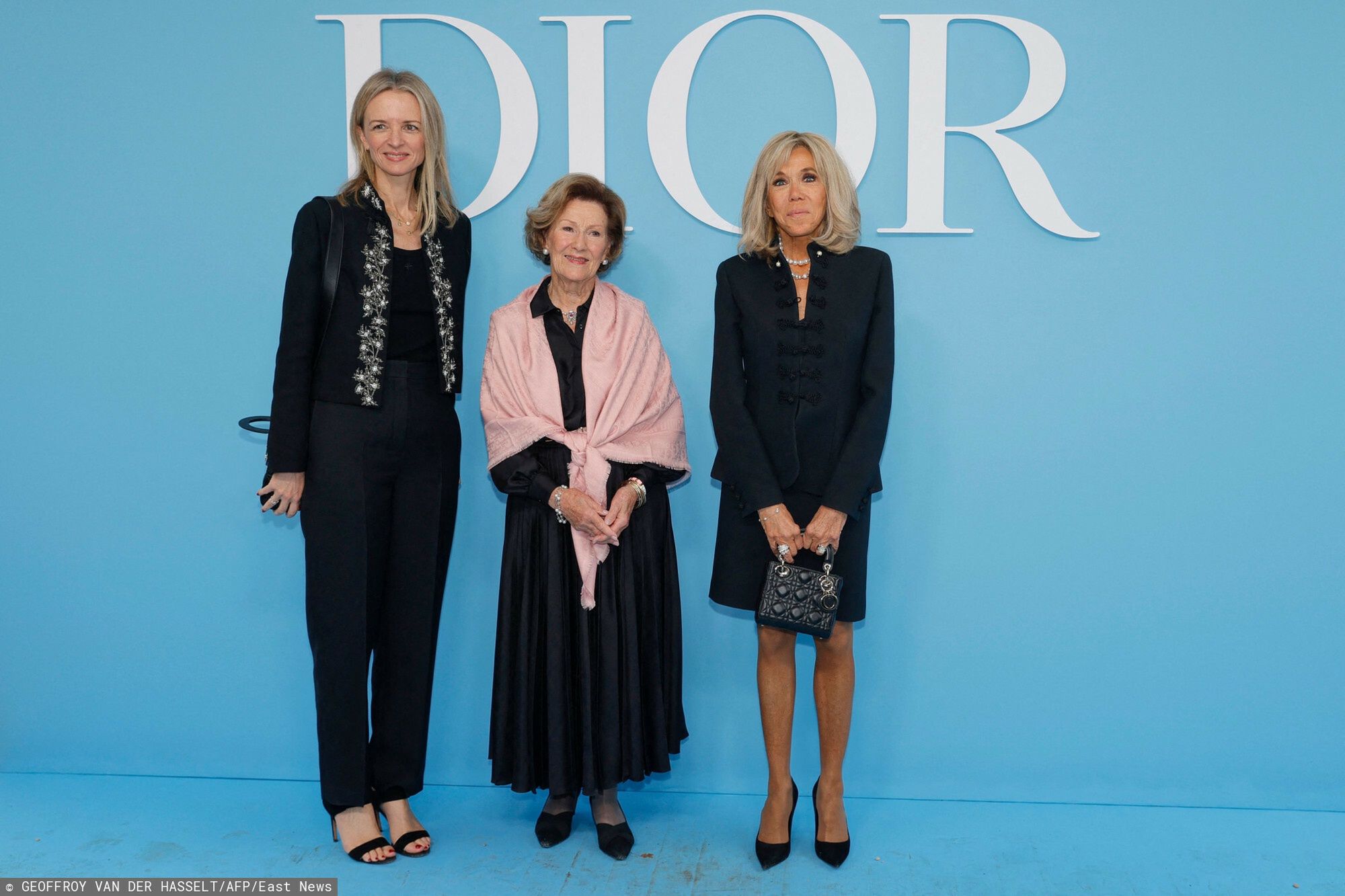 Brigitte Macron na pokazie marki Dior