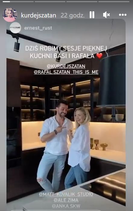 Nowa kuchnia w apartamencie Barbary Kurdej-Szatan
