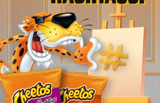 PepsiCo promuje chrupki Cheetos w ksztłacie hashtagów