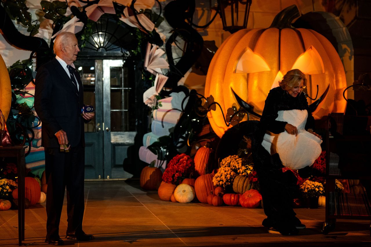 Jill Biden przebrała się za pandę na Halloween