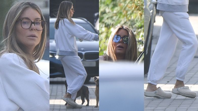 Małgorzata Rozenek w dresie i crocsach